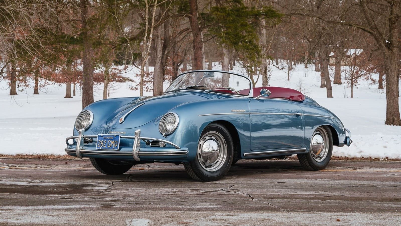 1957 - PORSCHE 356 A 1600 SPEEDSTER AQUAMARINE BLUE, foto 8