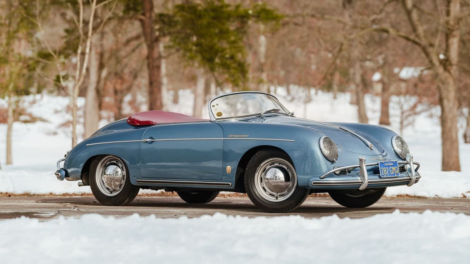 1957 - PORSCHE 356 A 1600 SPEEDSTER AQUAMARINE BLUE, foto 9