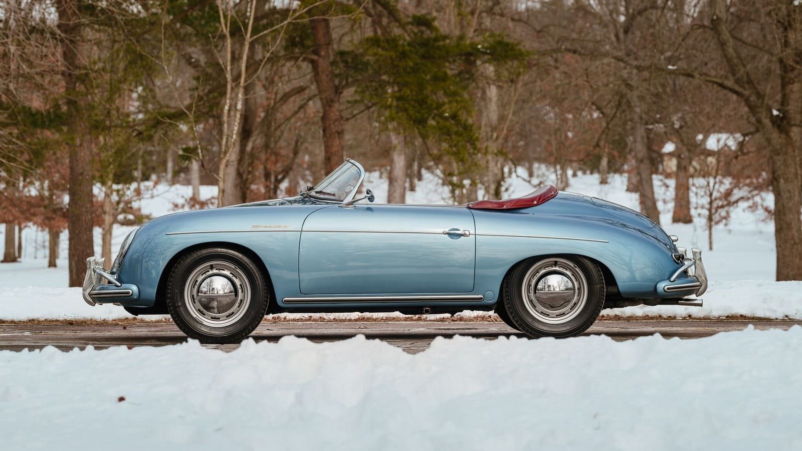 1957 - PORSCHE 356 A 1600 SPEEDSTER AQUAMARINE BLUE, foto 12