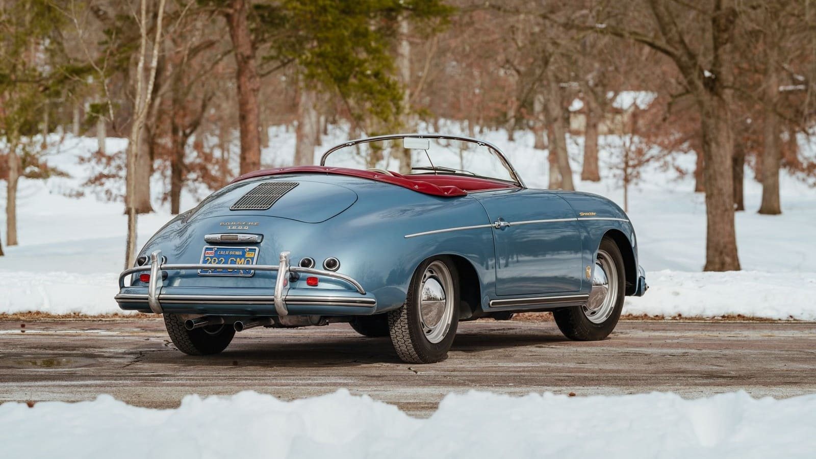 1957 - PORSCHE 356 A 1600 SPEEDSTER AQUAMARINE BLUE, foto 13