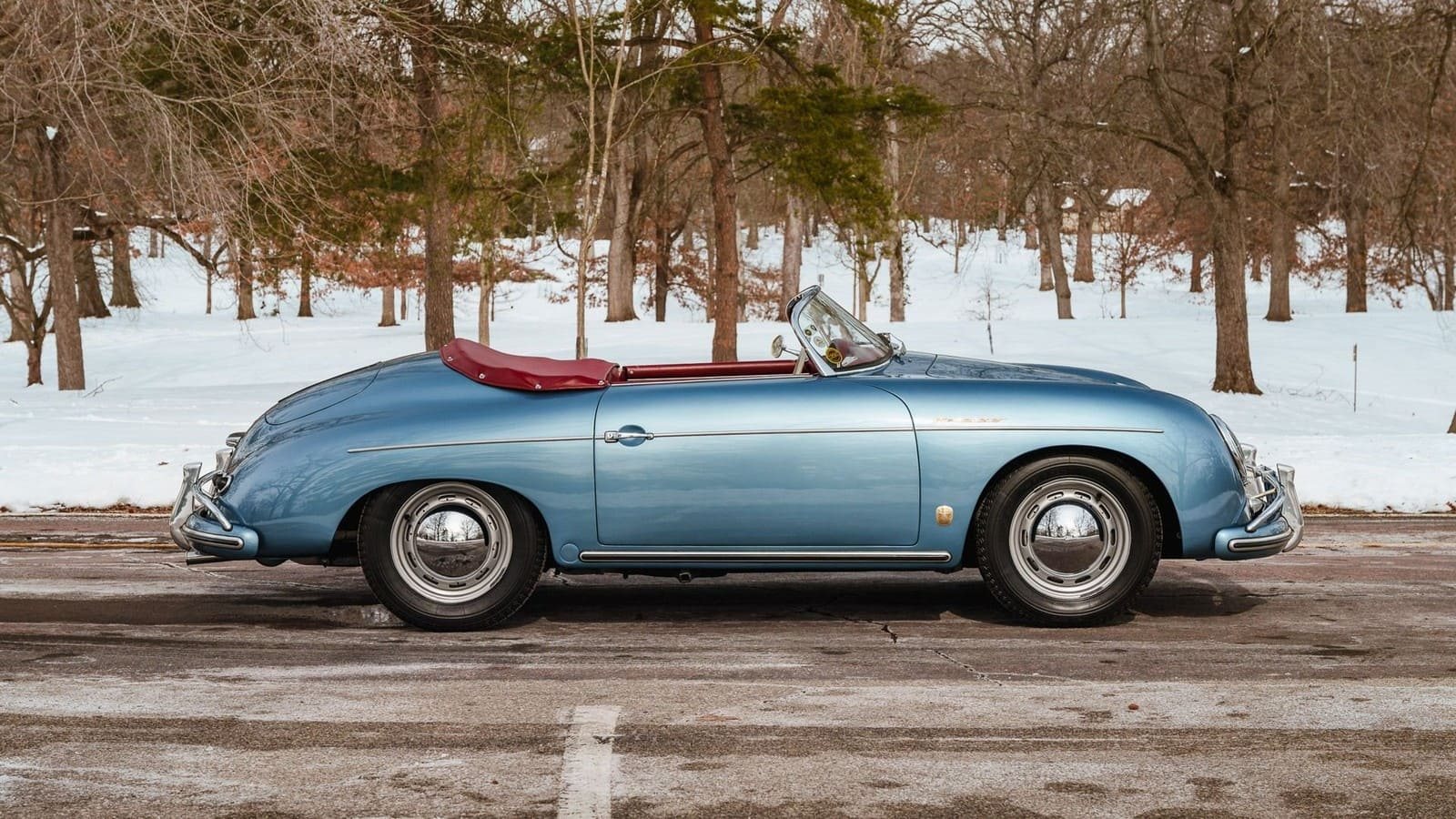 1957 - PORSCHE 356 A 1600 SPEEDSTER AQUAMARINE BLUE, foto 14