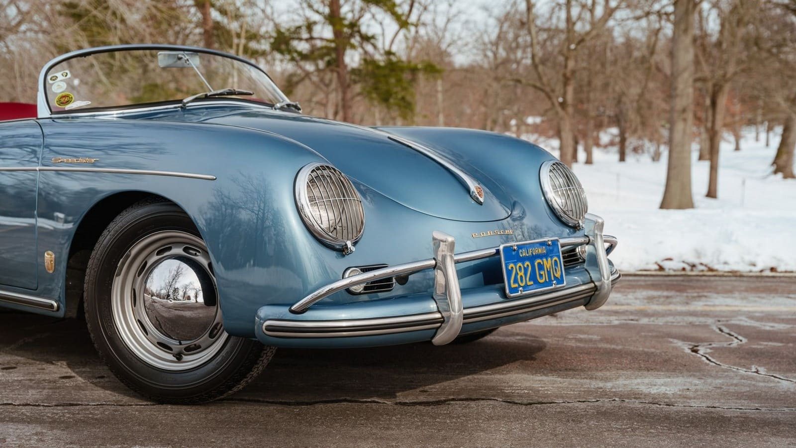 1957 - PORSCHE 356 A 1600 SPEEDSTER AQUAMARINE BLUE, foto 19