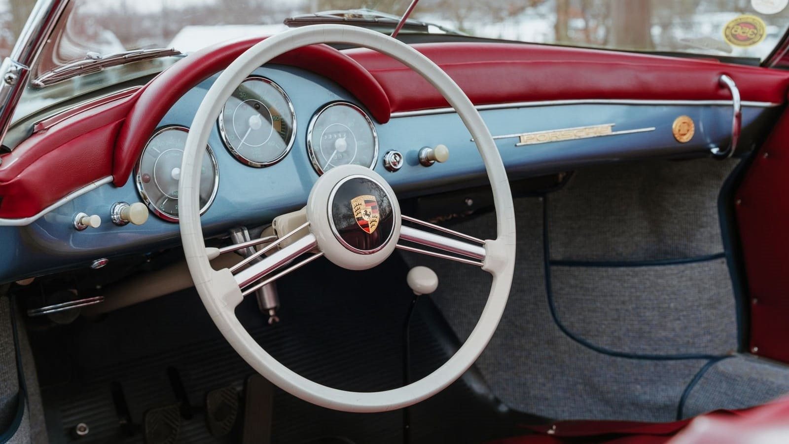 1957 - PORSCHE 356 A 1600 SPEEDSTER AQUAMARINE BLUE, foto 37