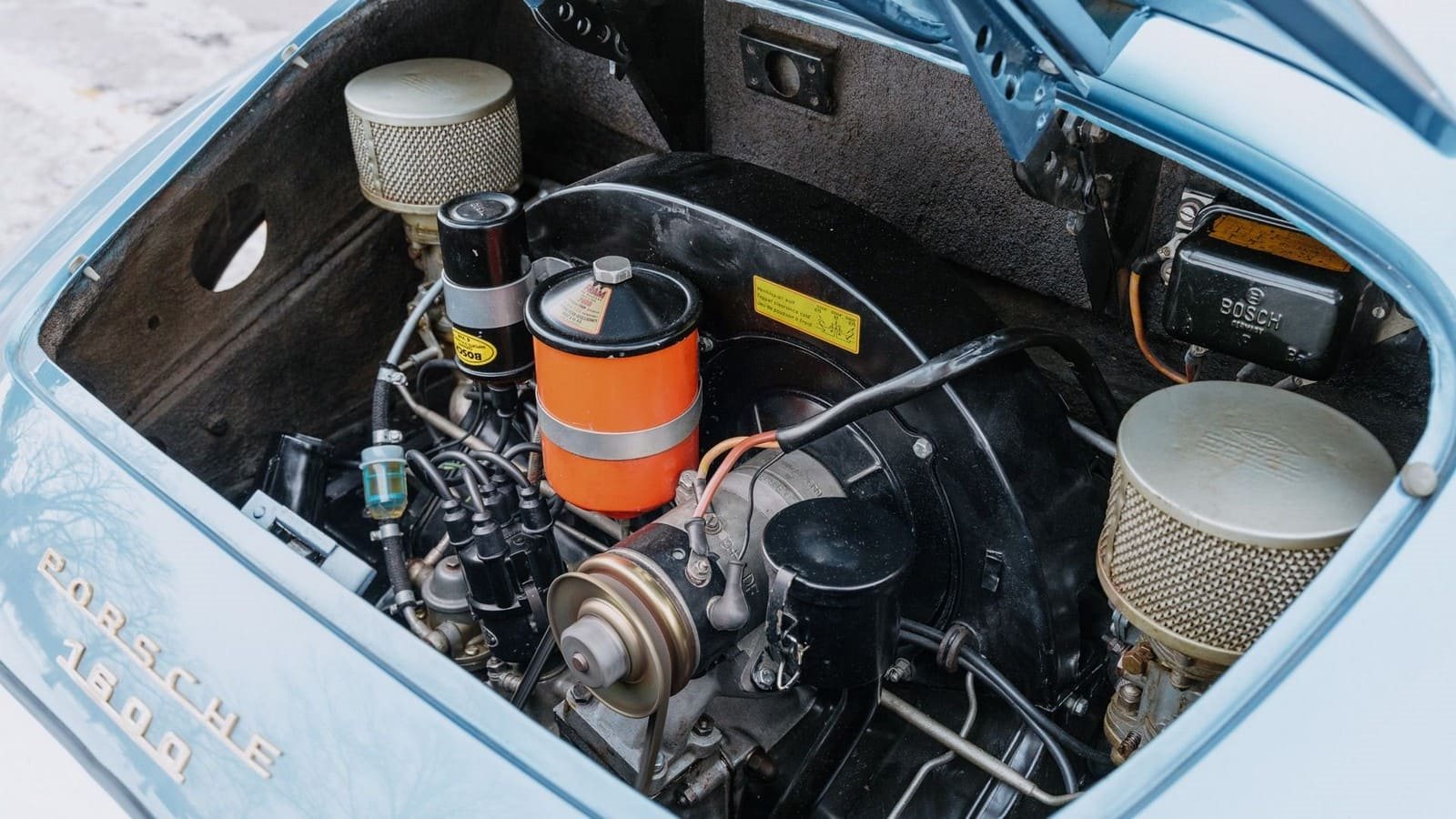 1957 - PORSCHE 356 A 1600 SPEEDSTER AQUAMARINE BLUE, foto 58