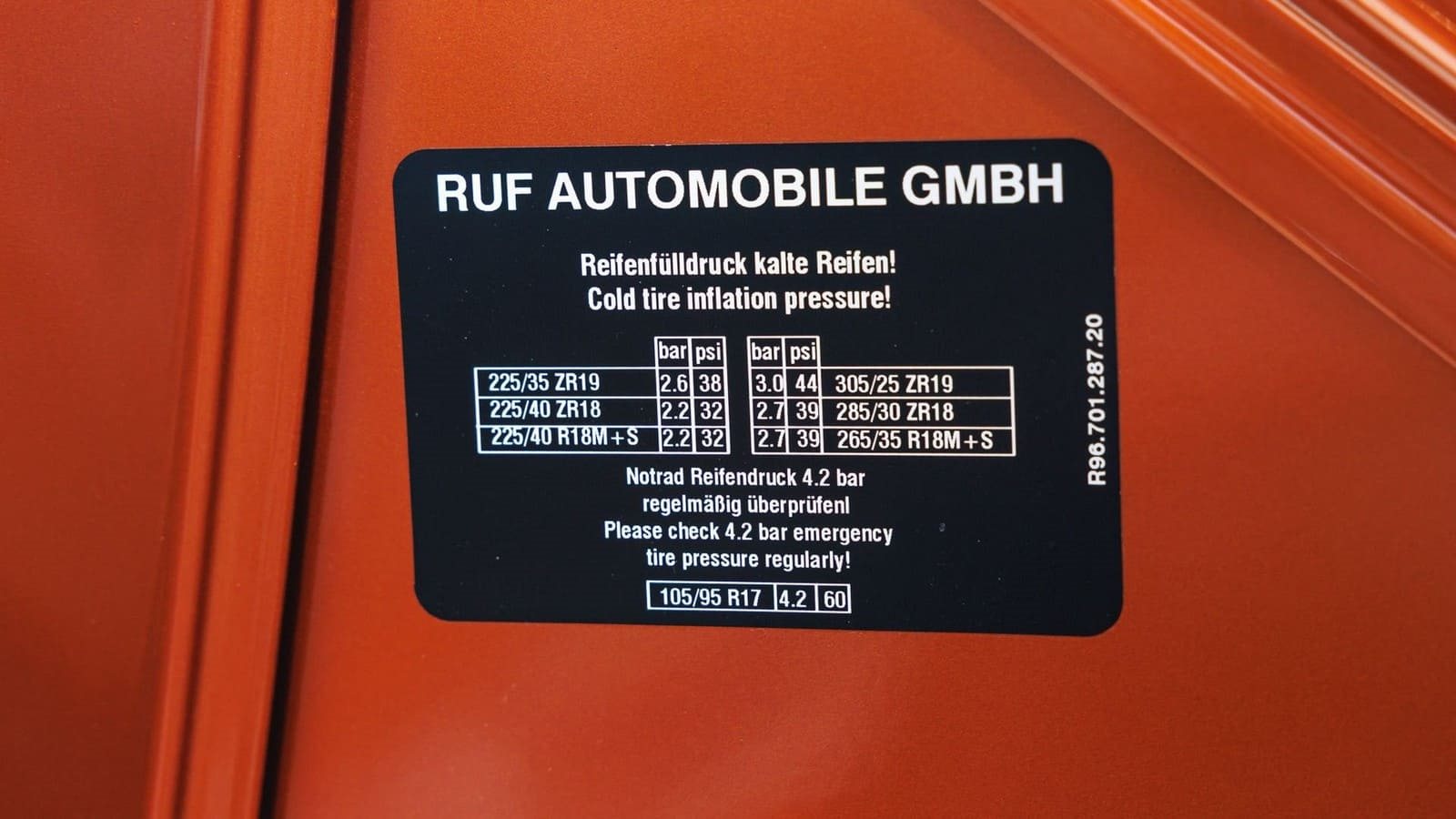 2001 - PORSCHE 911 RUF RGT, foto 126
