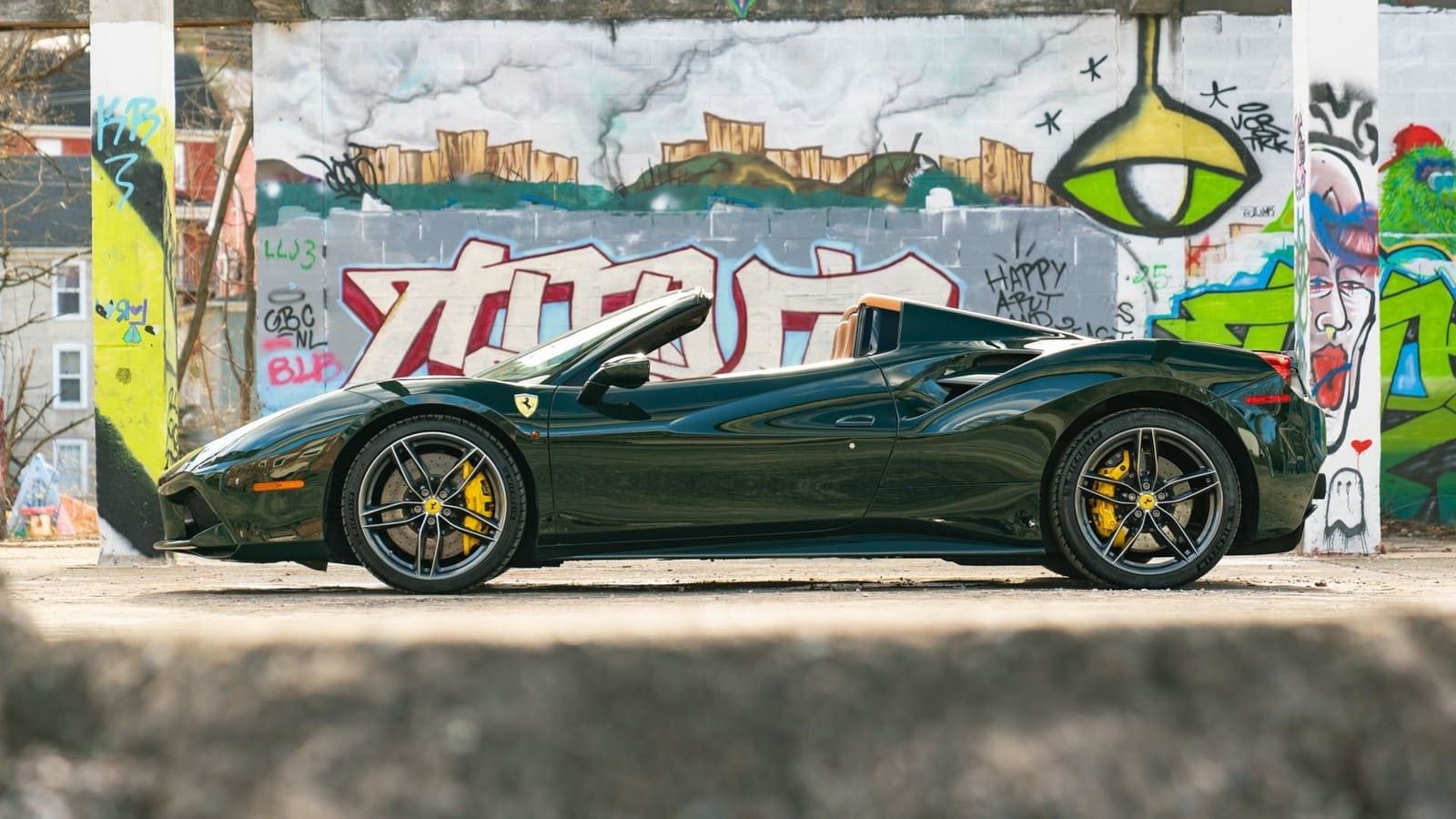 2017 - FERRARI F488 SPIDER VERDE BRITISH RACING, foto 2
