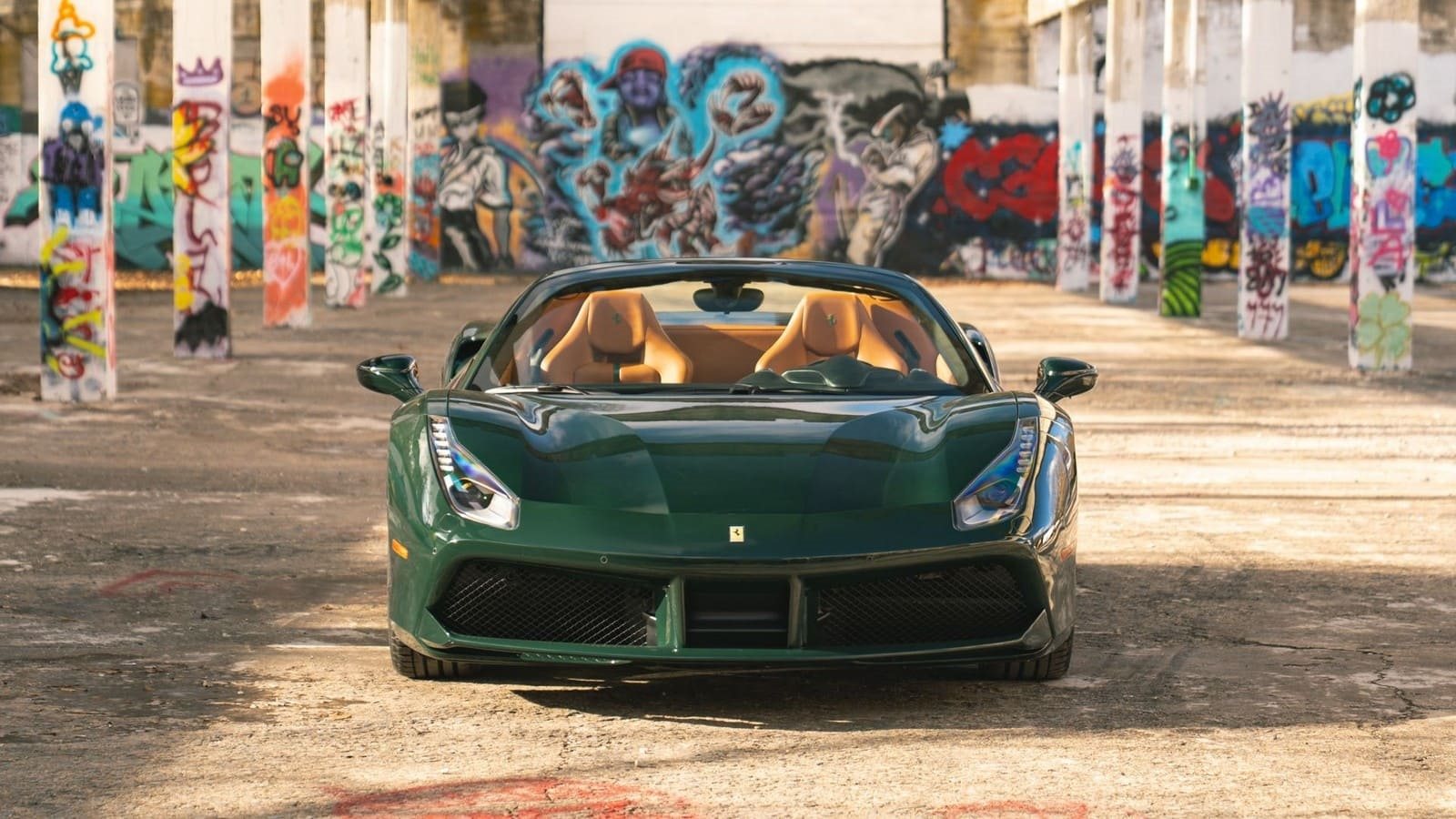 2017 - FERRARI F488 SPIDER VERDE BRITISH RACING, foto 4