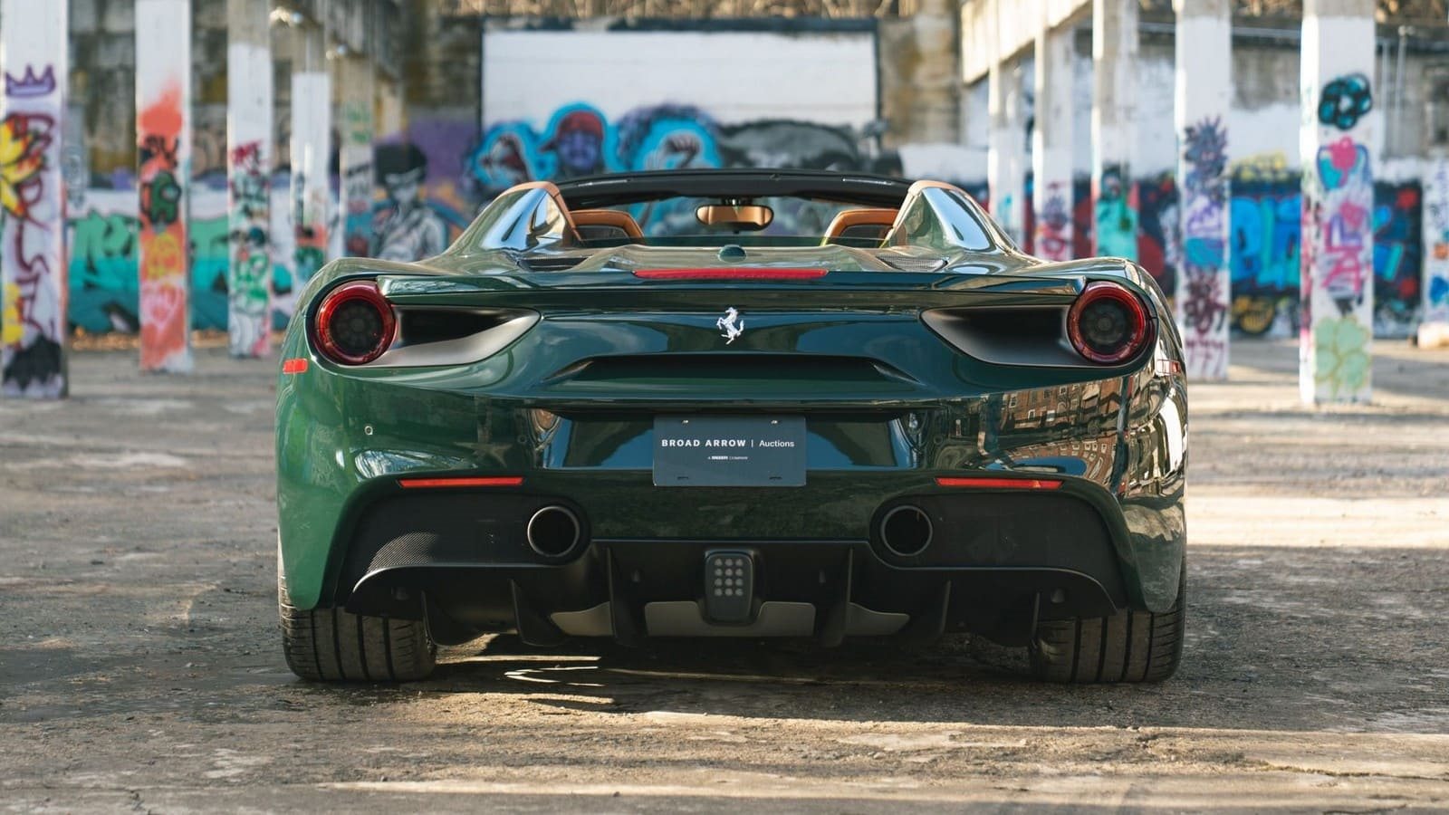 2017 - FERRARI F488 SPIDER VERDE BRITISH RACING, foto 5
