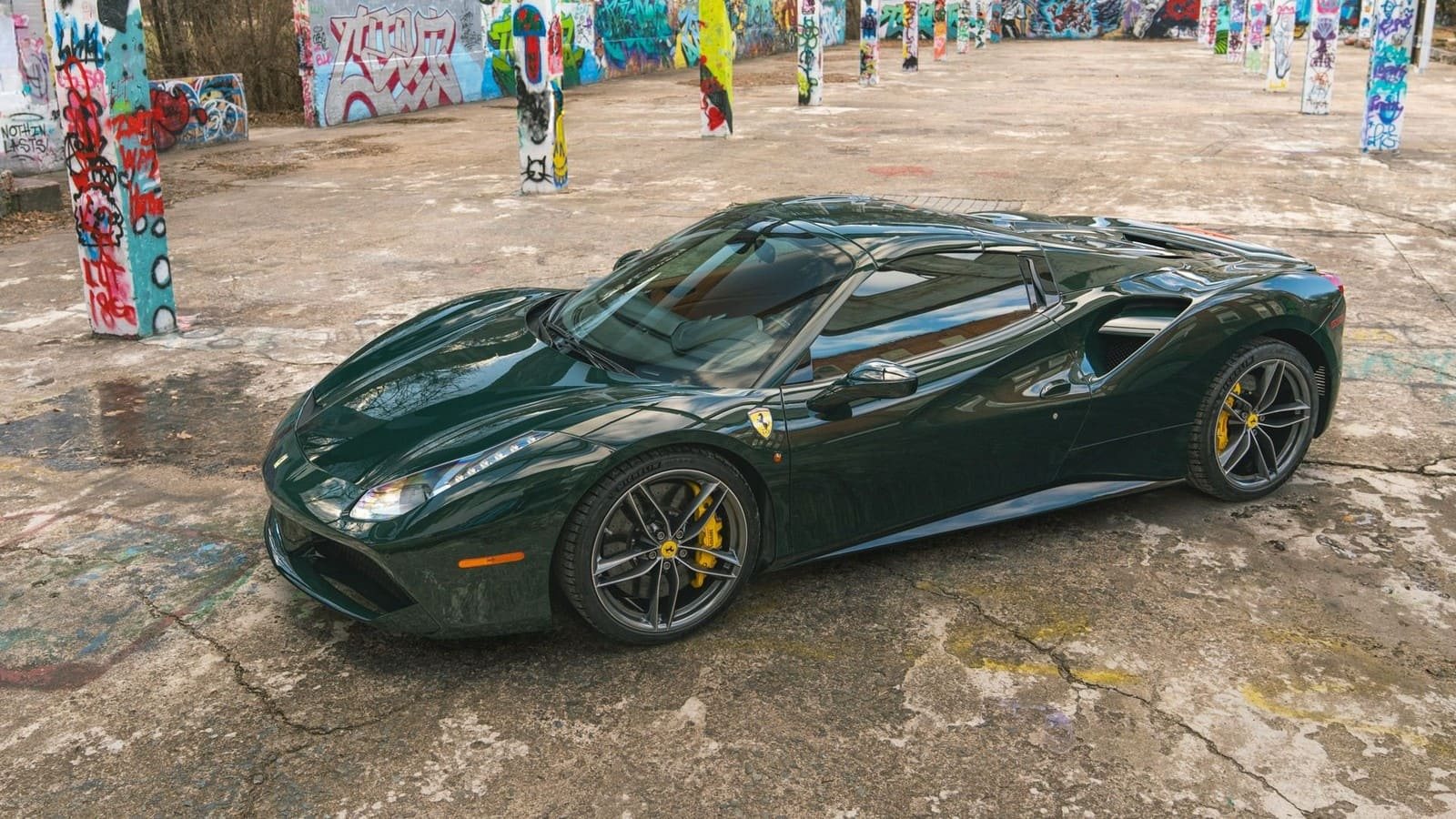 2017 - FERRARI F488 SPIDER VERDE BRITISH RACING, foto 6