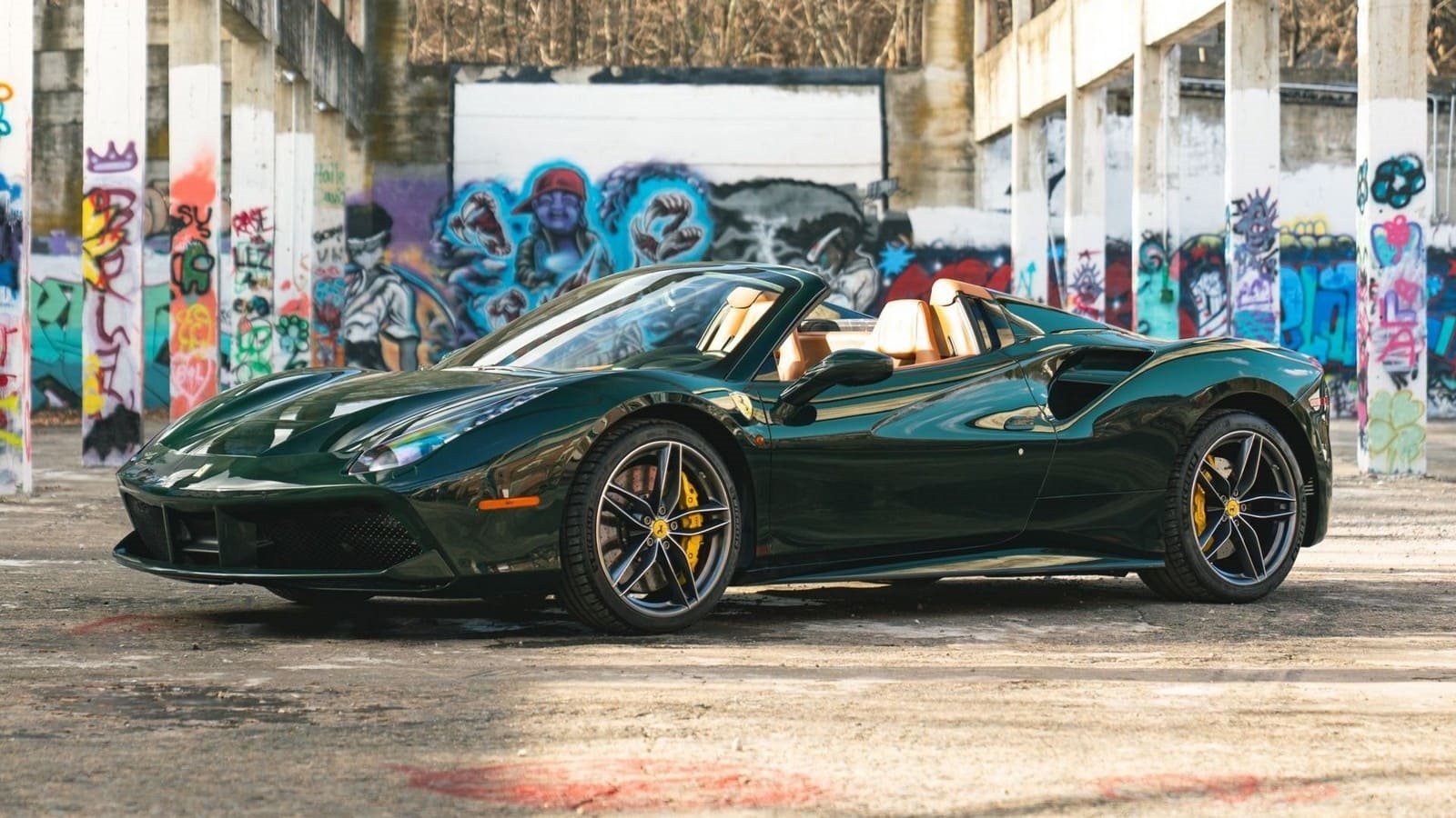2017 - FERRARI F488 SPIDER VERDE BRITISH RACING, foto 7