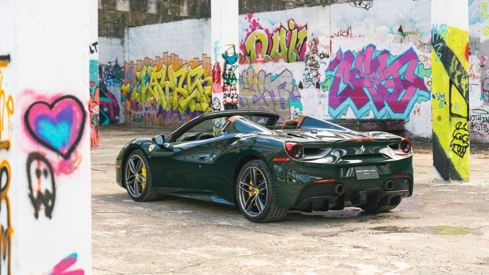 2017 - FERRARI F488 SPIDER VERDE BRITISH RACING, foto 10