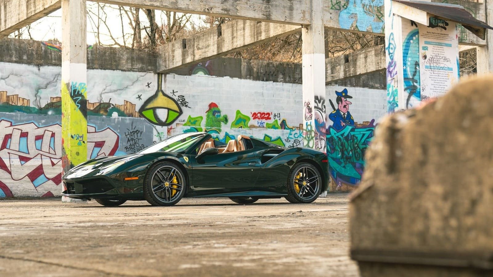 2017 - FERRARI F488 SPIDER VERDE BRITISH RACING, foto 11