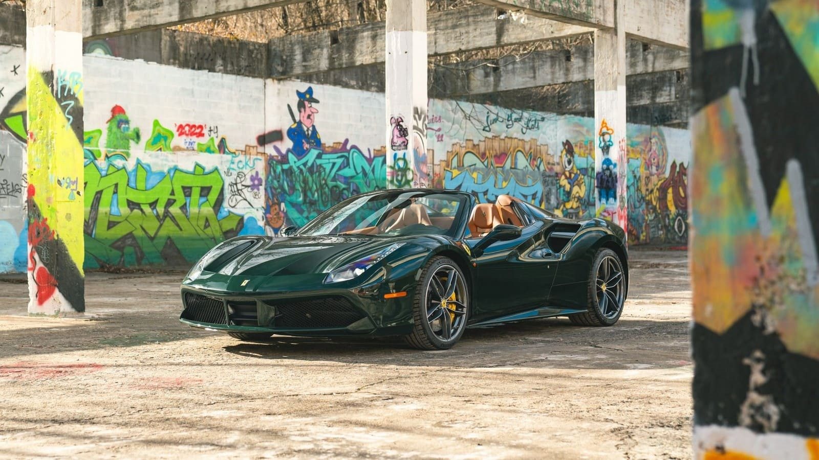2017 - FERRARI F488 SPIDER VERDE BRITISH RACING, foto 12