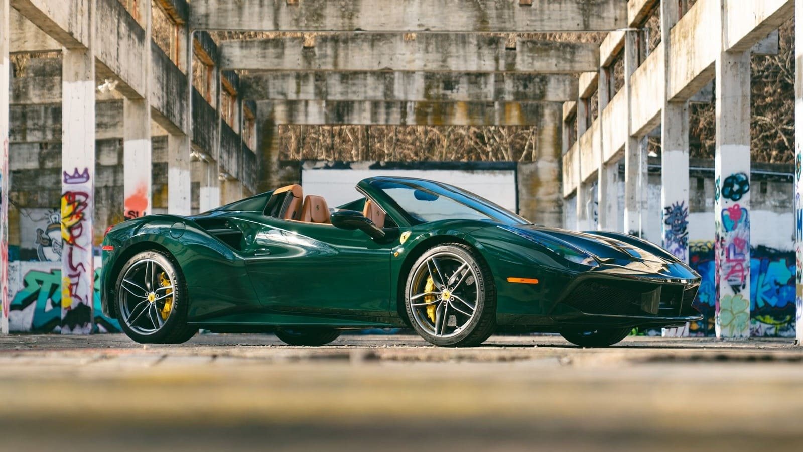 2017 - FERRARI F488 SPIDER VERDE BRITISH RACING, foto 13