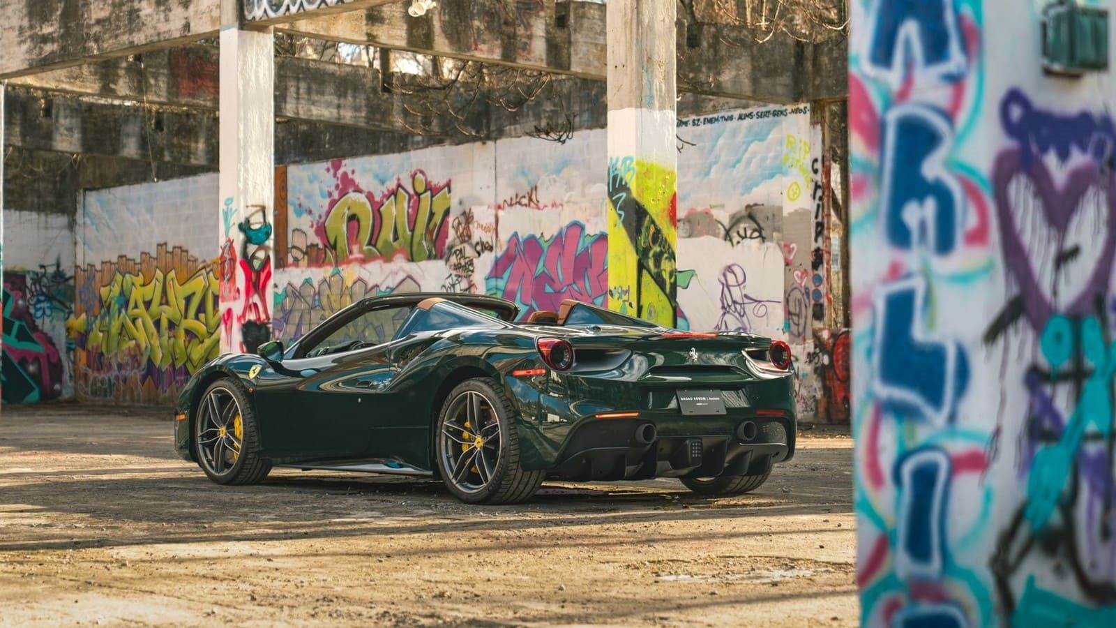 2017 - FERRARI F488 SPIDER VERDE BRITISH RACING, foto 22
