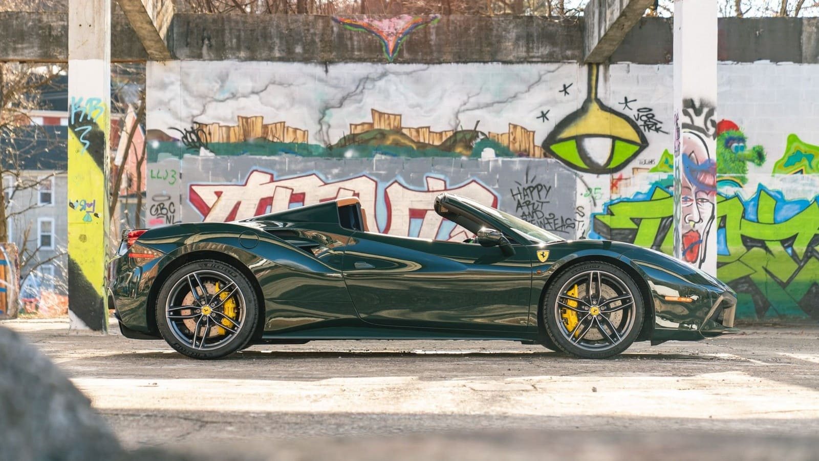 2017 - FERRARI F488 SPIDER VERDE BRITISH RACING, foto 24