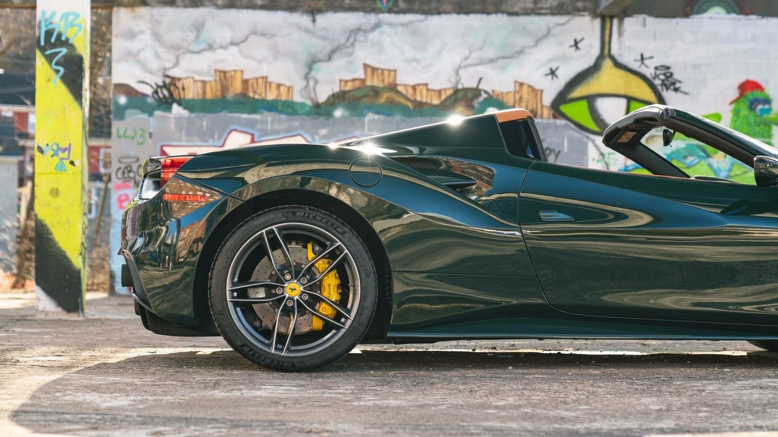 2017 - FERRARI F488 SPIDER VERDE BRITISH RACING, foto 25