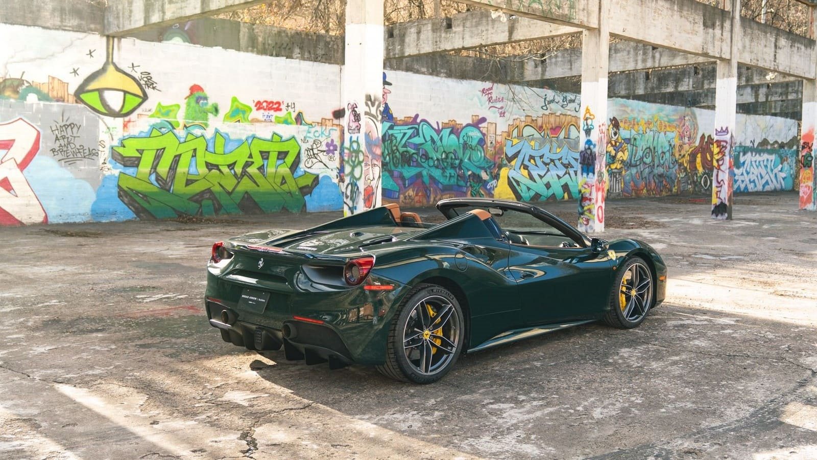 2017 - FERRARI F488 SPIDER VERDE BRITISH RACING, foto 27