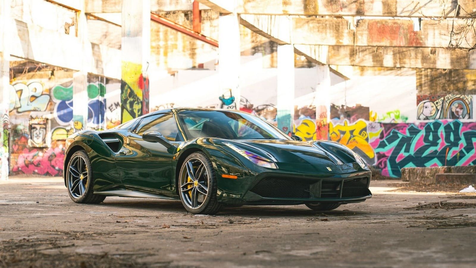 2017 - FERRARI F488 SPIDER VERDE BRITISH RACING, foto 29