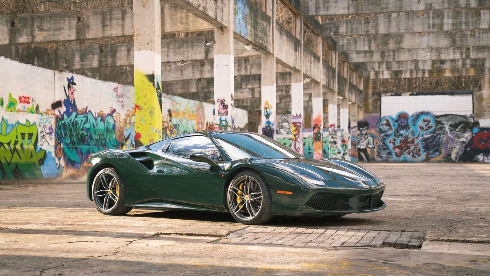 2017 - FERRARI F488 SPIDER VERDE BRITISH RACING, foto 30