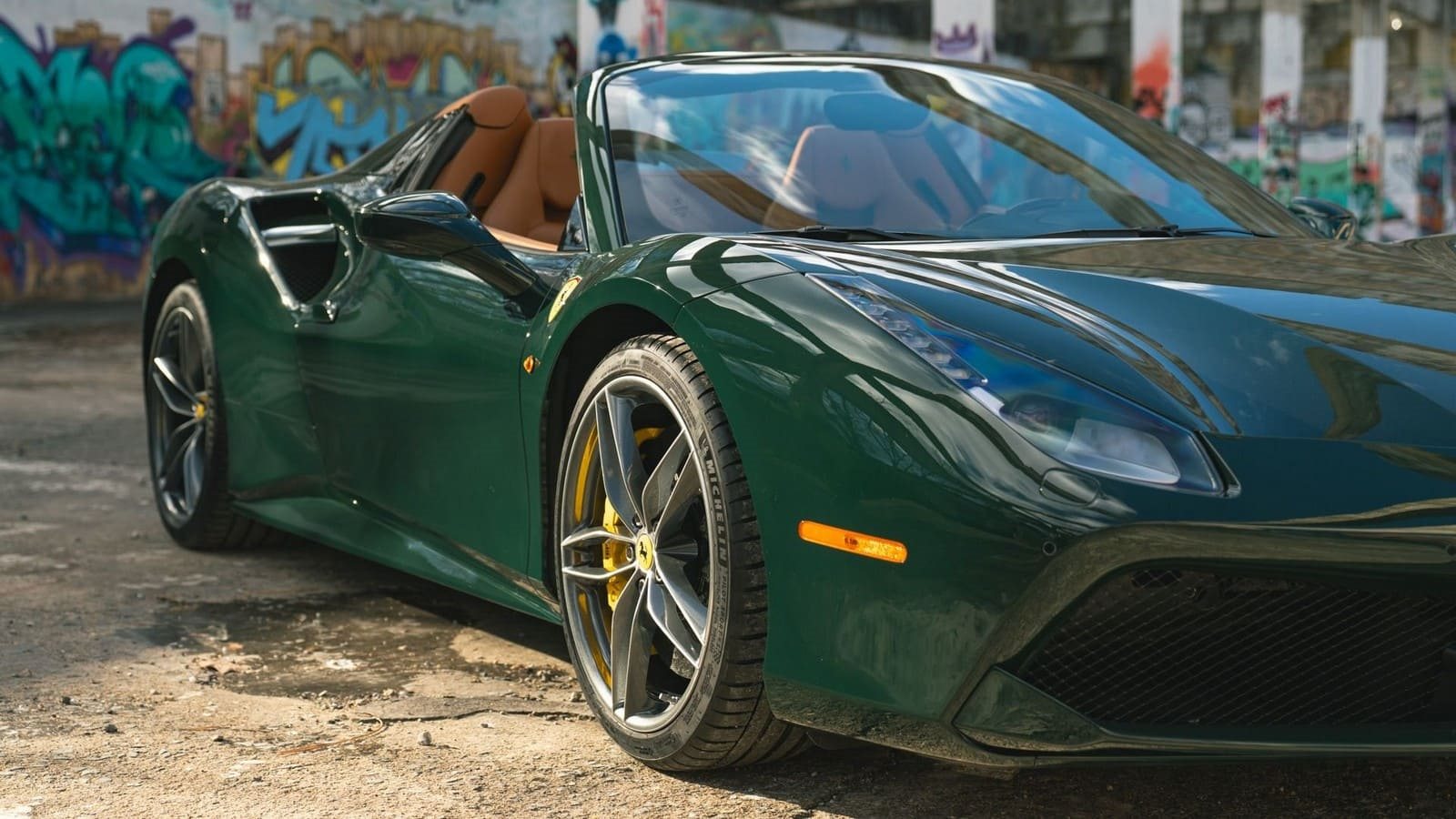 2017 - FERRARI F488 SPIDER VERDE BRITISH RACING, foto 47