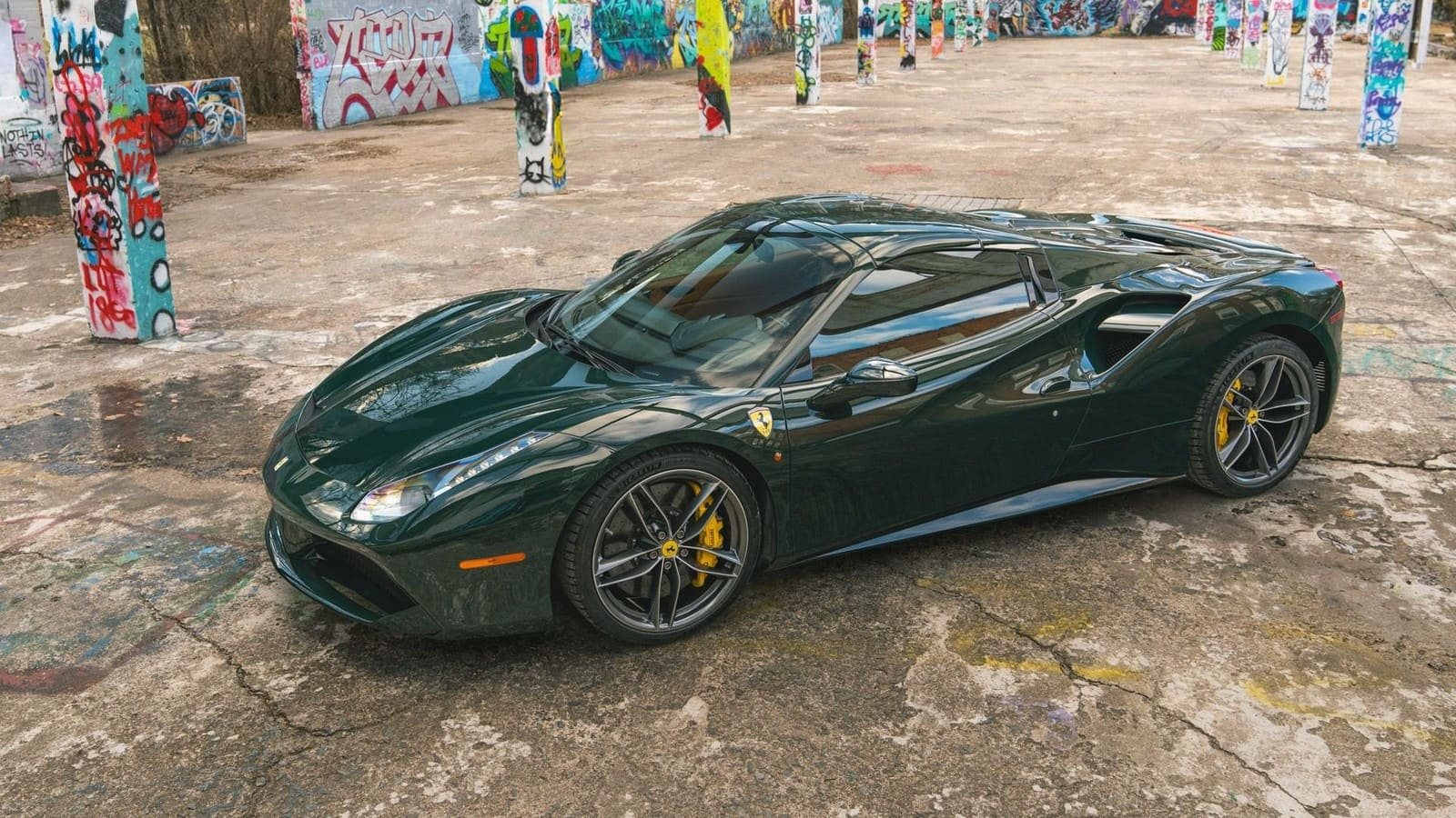 2017 - FERRARI F488 SPIDER VERDE BRITISH RACING, foto 58