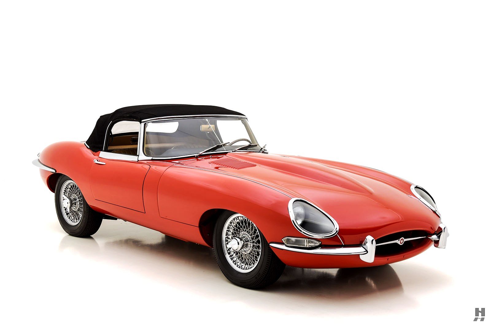 1966 - JAGUAR E-TYPE ROADSTER SIGNAL RED, foto 2