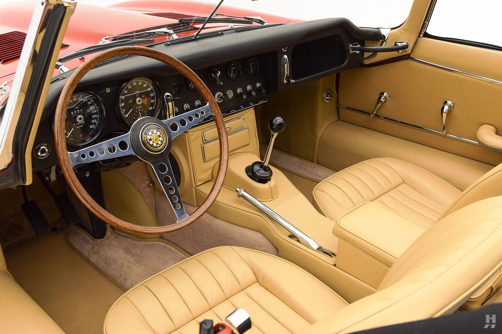1966 - JAGUAR E-TYPE ROADSTER SIGNAL RED, foto 7