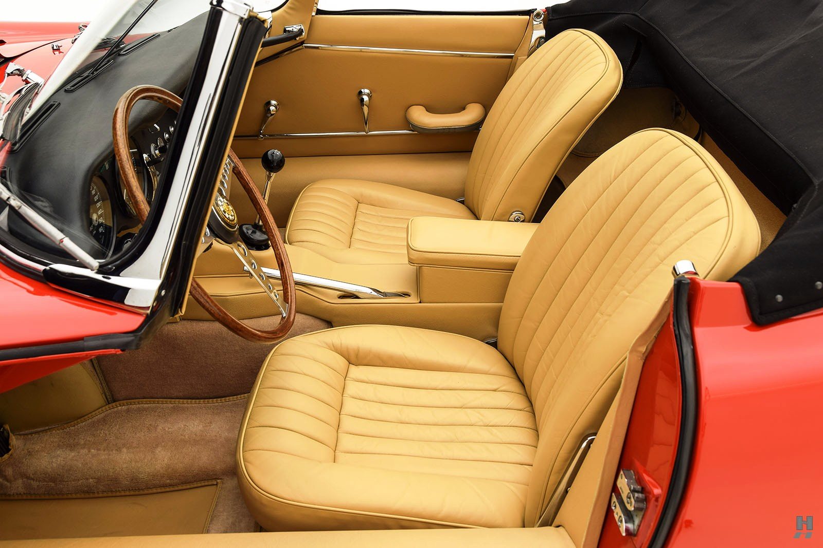 1966 - JAGUAR E-TYPE ROADSTER SIGNAL RED, foto 8