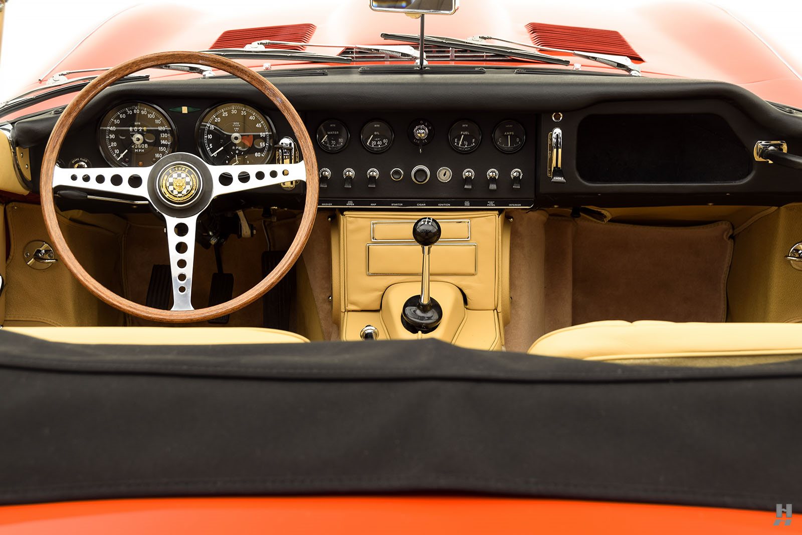 1966 - JAGUAR E-TYPE ROADSTER SIGNAL RED, foto 9