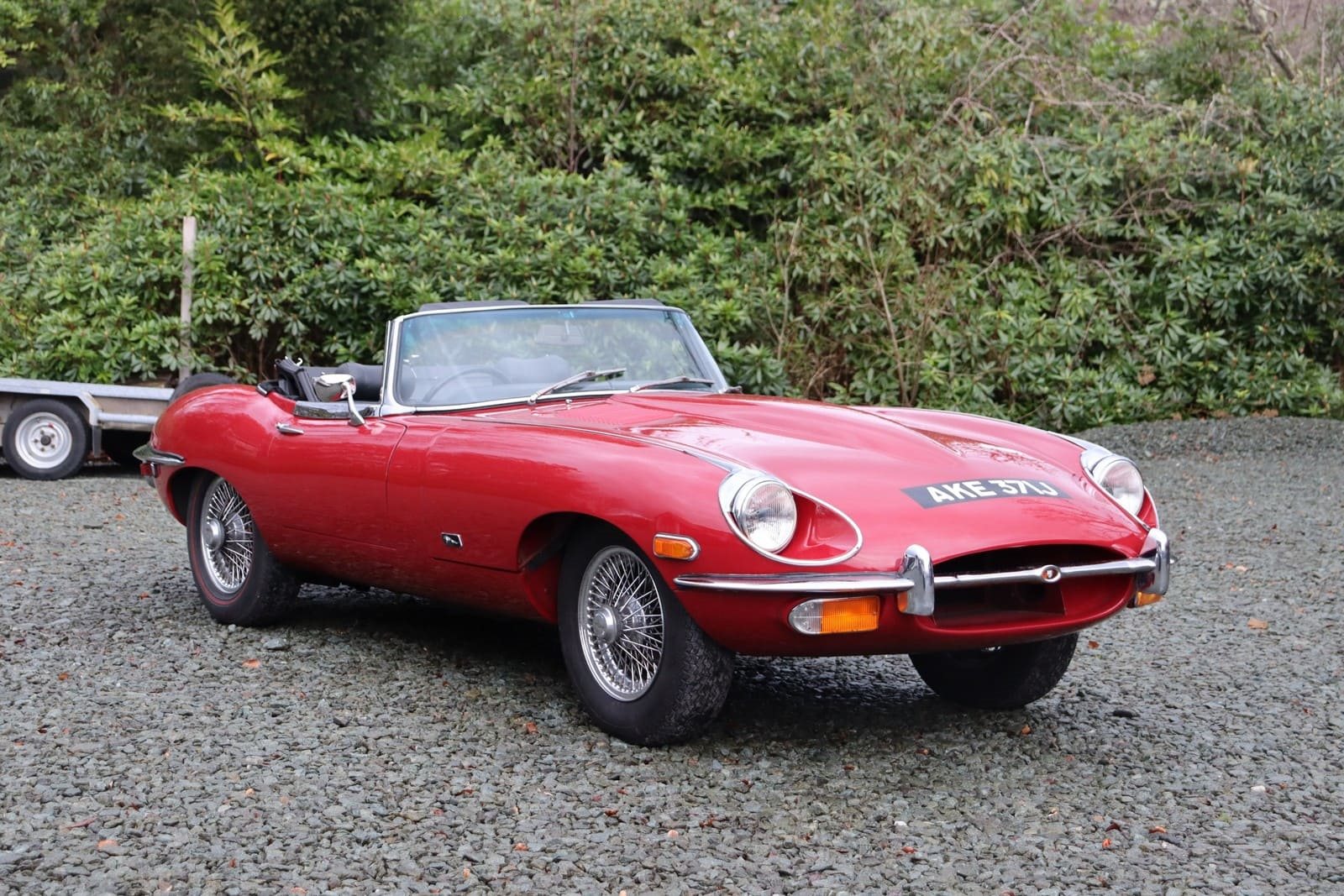 1971 - JAGUAR E-TYPE V12 ROADSTER RED, foto 2