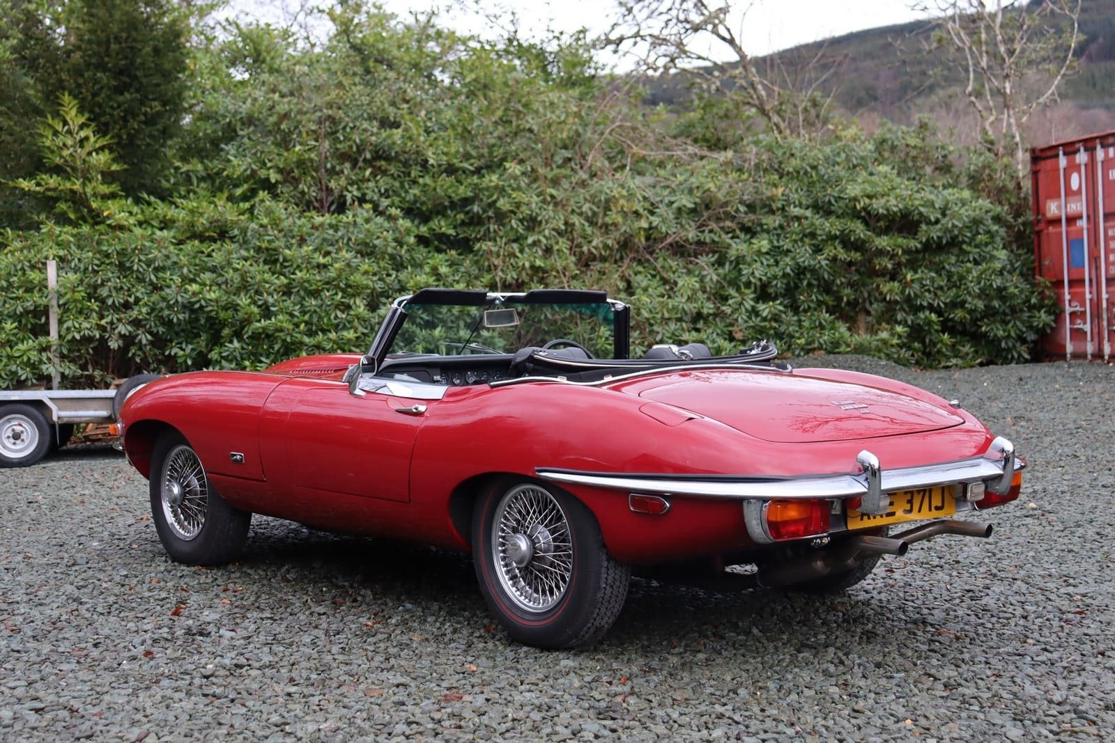 1971 - JAGUAR E-TYPE V12 ROADSTER RED, foto 10