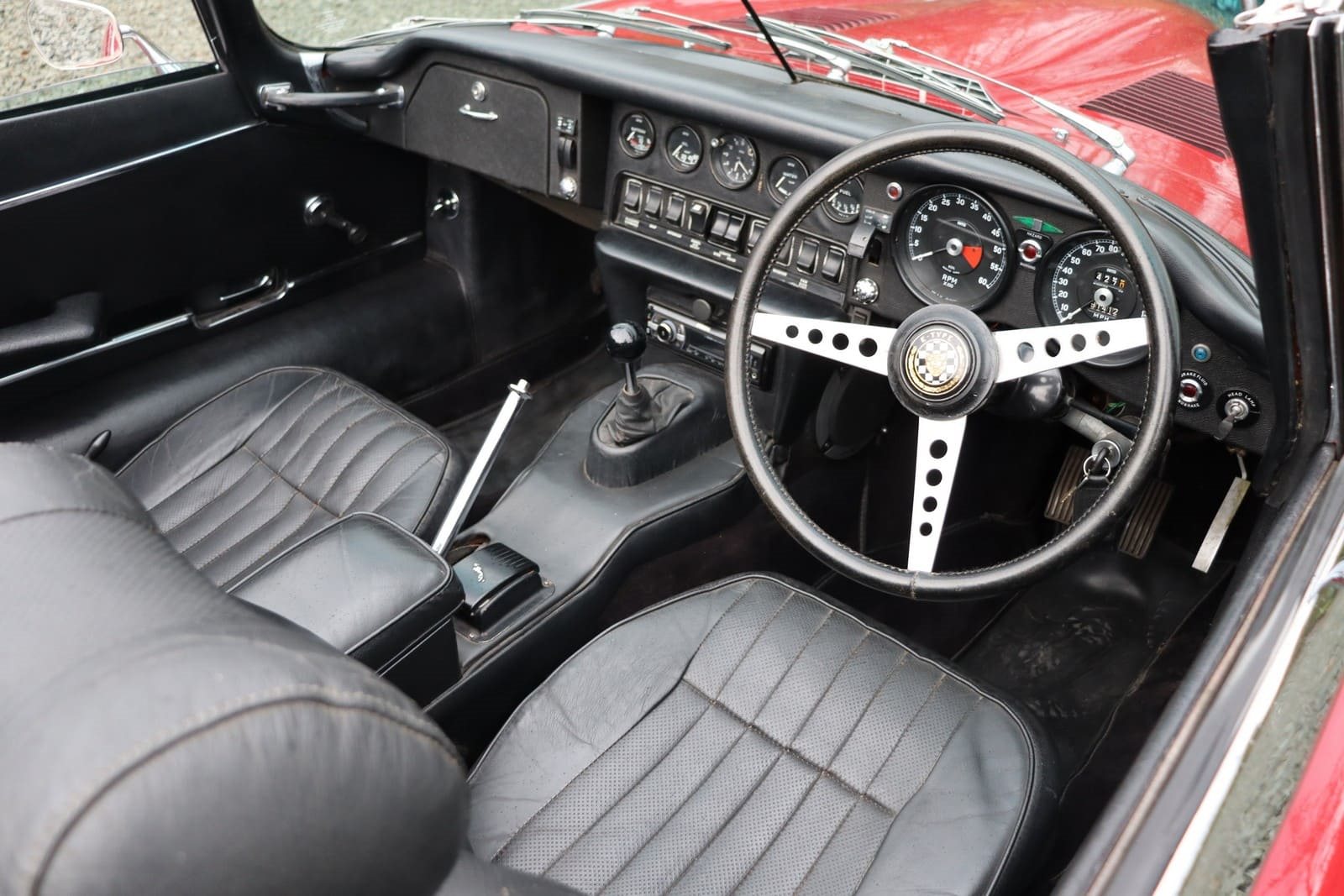 1971 - JAGUAR E-TYPE V12 ROADSTER RED, foto 25