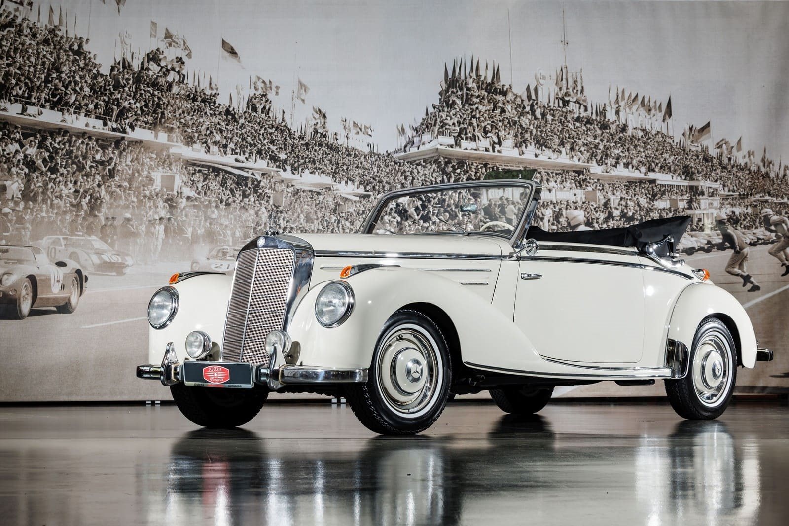 1953 - MERCEDES-BENZ 220 A CABRIOLET WHITE, foto 1