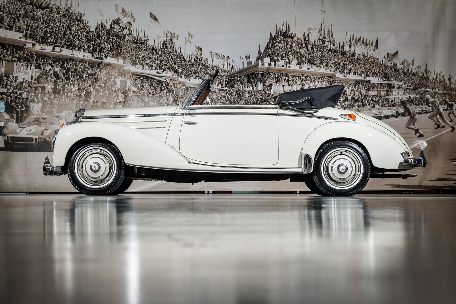 1953 - MERCEDES-BENZ 220 A CABRIOLET WHITE, foto 3