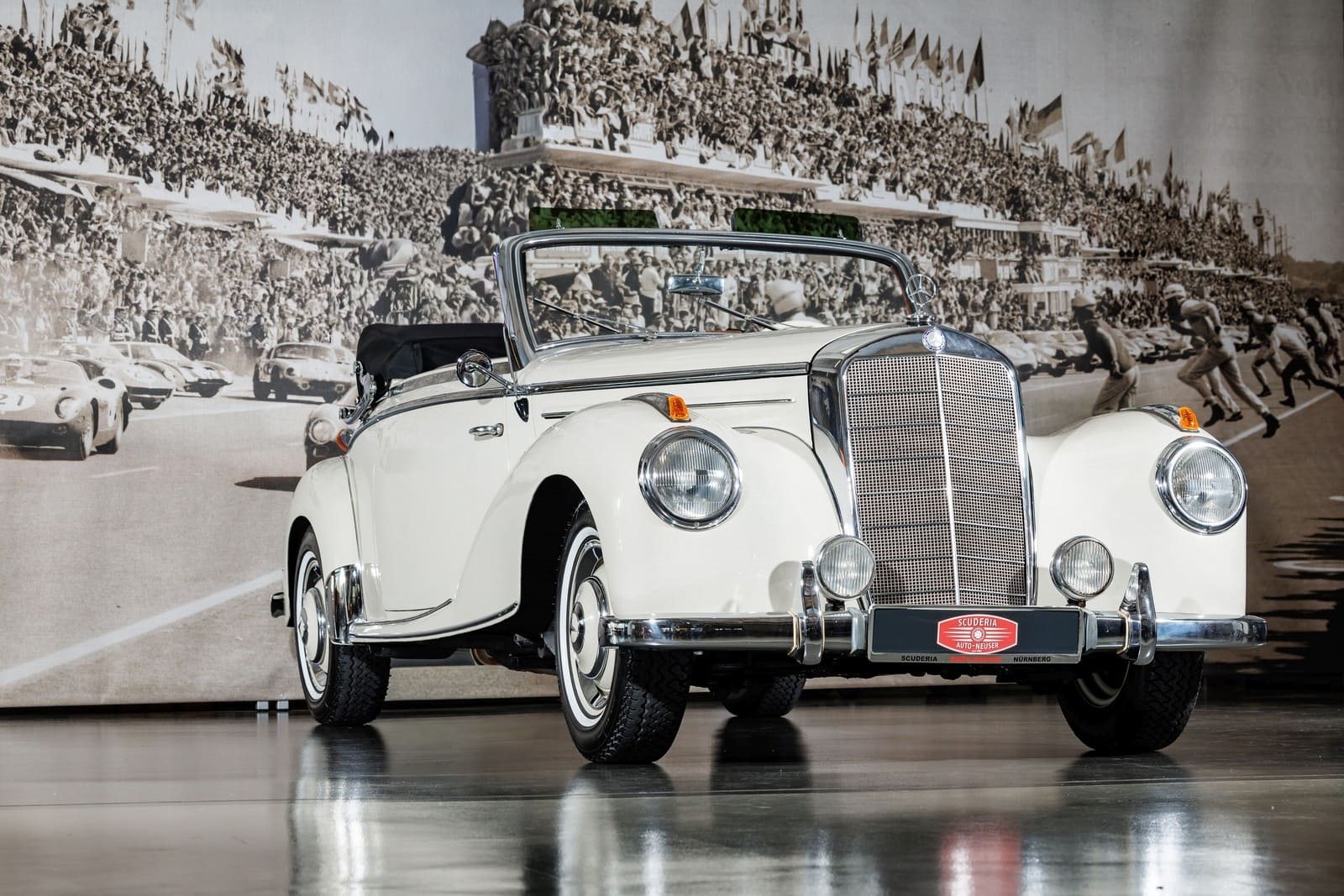 1953 - MERCEDES-BENZ 220 A CABRIOLET WHITE, foto 6