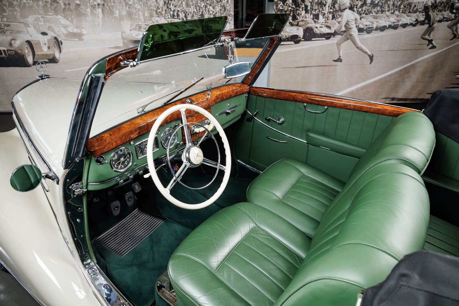 1953 - MERCEDES-BENZ 220 A CABRIOLET WHITE, foto 8