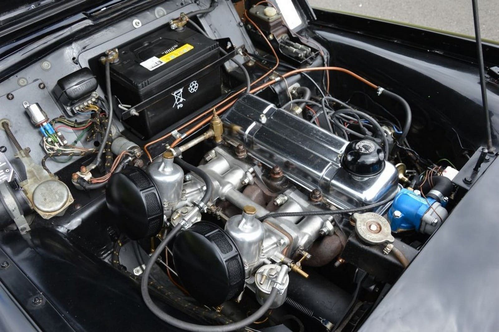 1955 - TRIUMPH TR2 BRITISH RACING BLACK, foto 32
