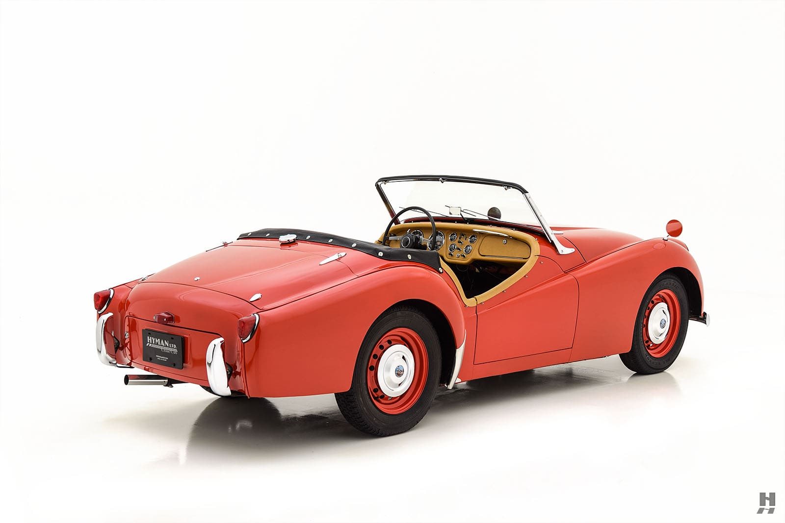 1955 - TRIUMPH TR2 BRITISH SIGNAL RED, foto 3