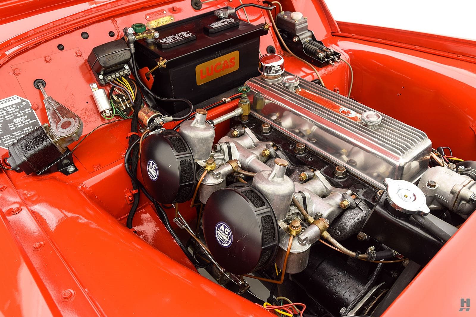 1955 - TRIUMPH TR2 BRITISH SIGNAL RED, foto 5