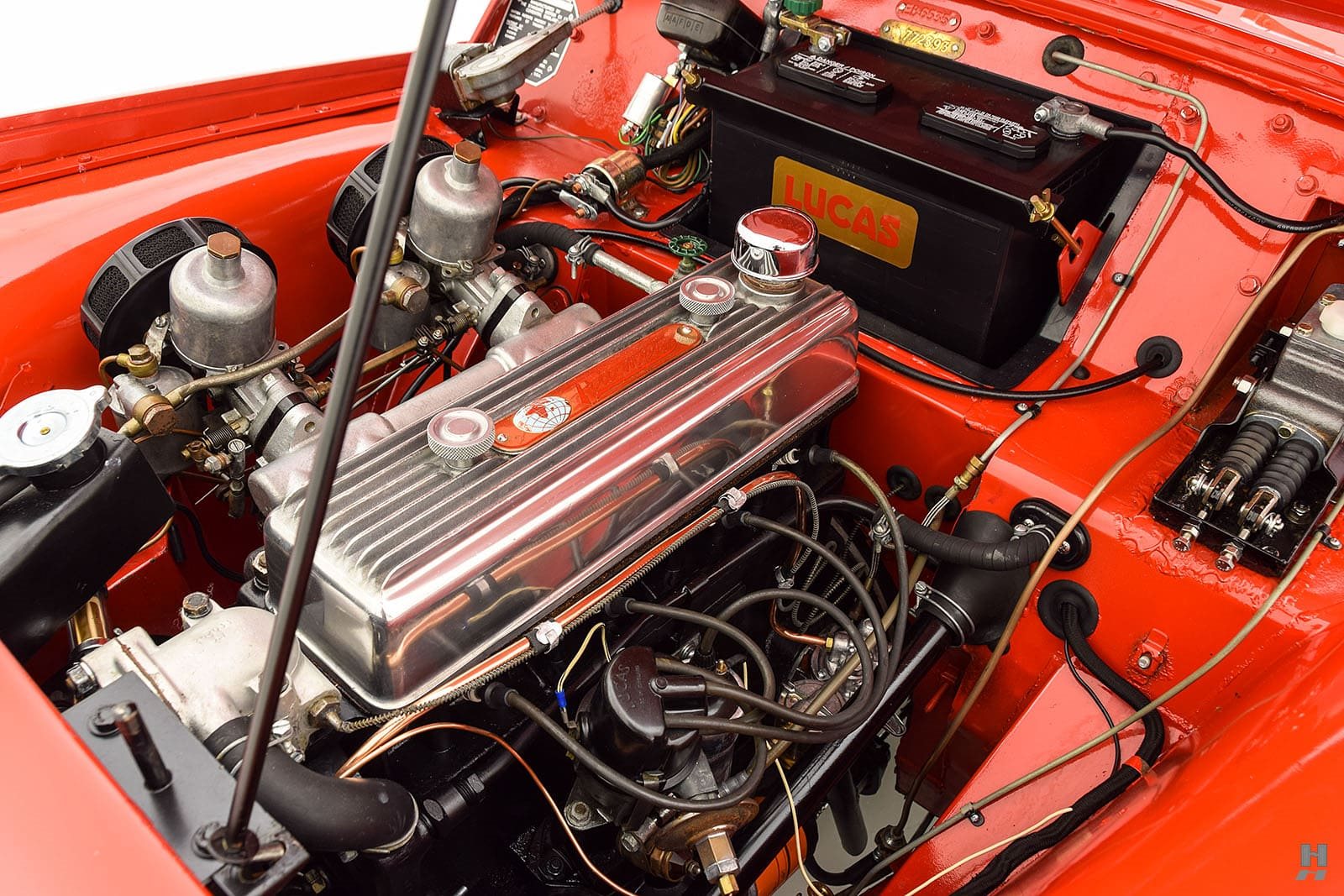 1955 - TRIUMPH TR2 BRITISH SIGNAL RED, foto 7