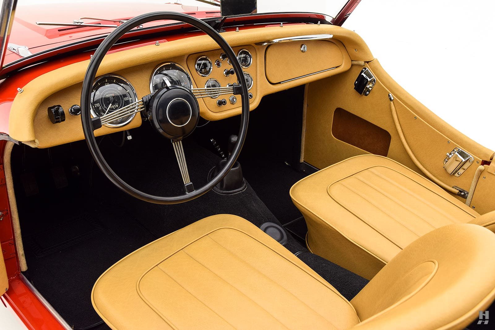 1955 - TRIUMPH TR2 BRITISH SIGNAL RED, foto 8