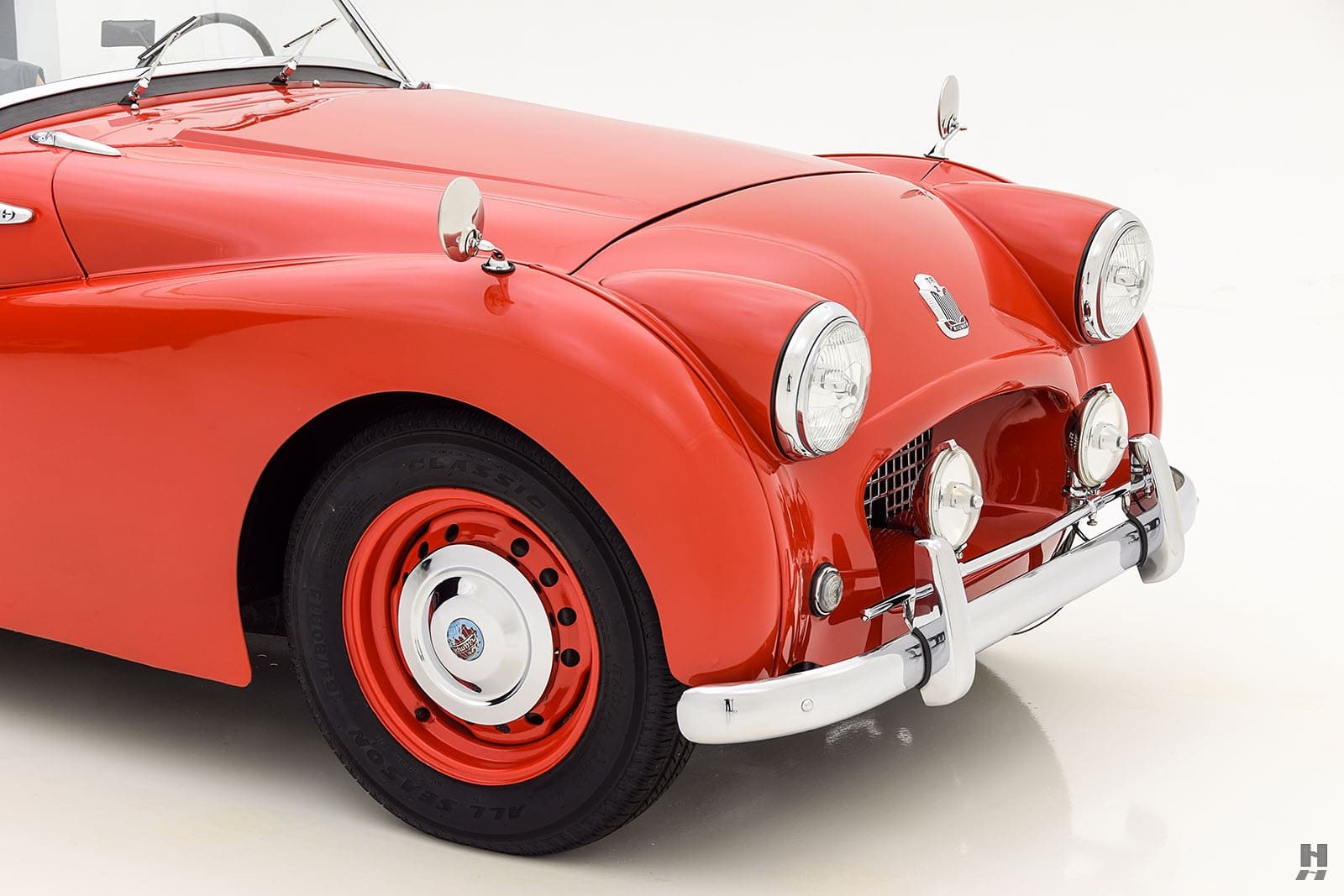 1955 - TRIUMPH TR2 BRITISH SIGNAL RED, foto 17