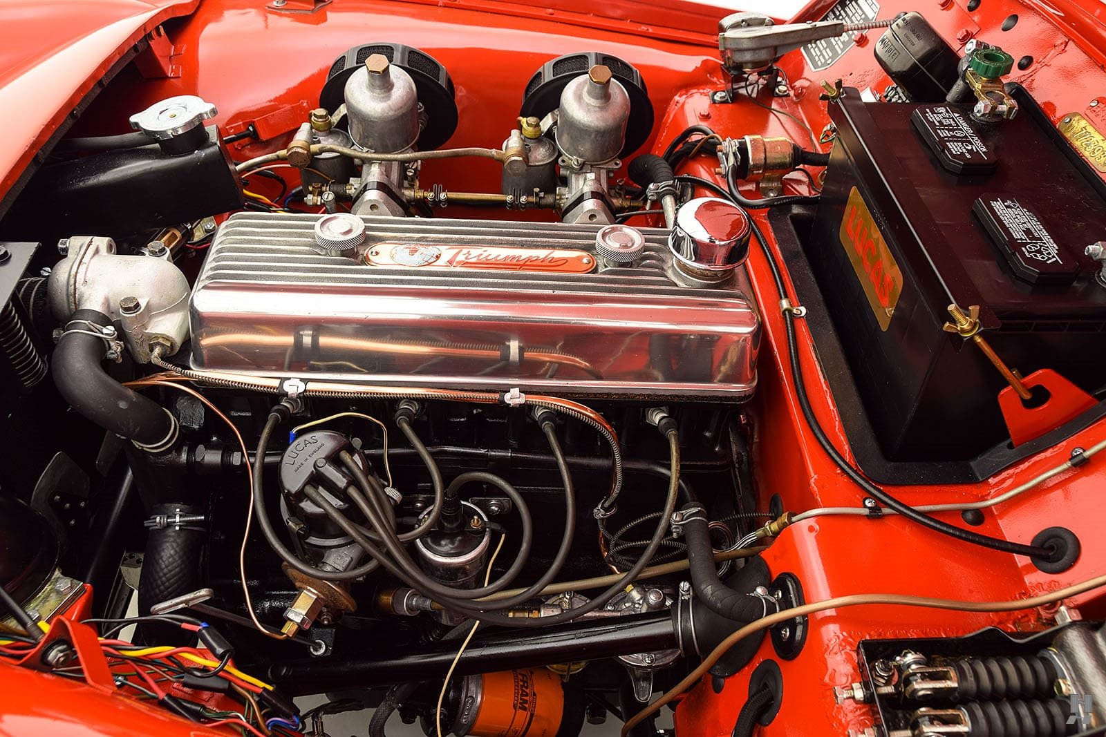 1955 - TRIUMPH TR2 BRITISH SIGNAL RED, foto 28