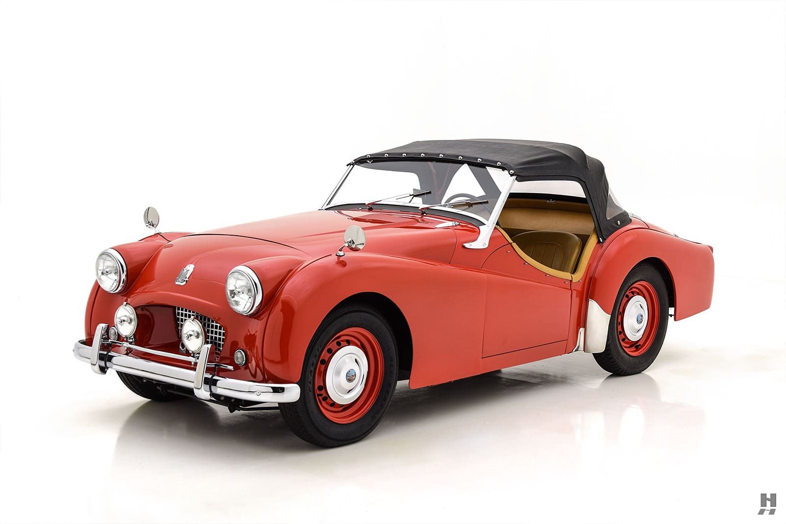 1955 - TRIUMPH TR2 BRITISH SIGNAL RED, foto 30