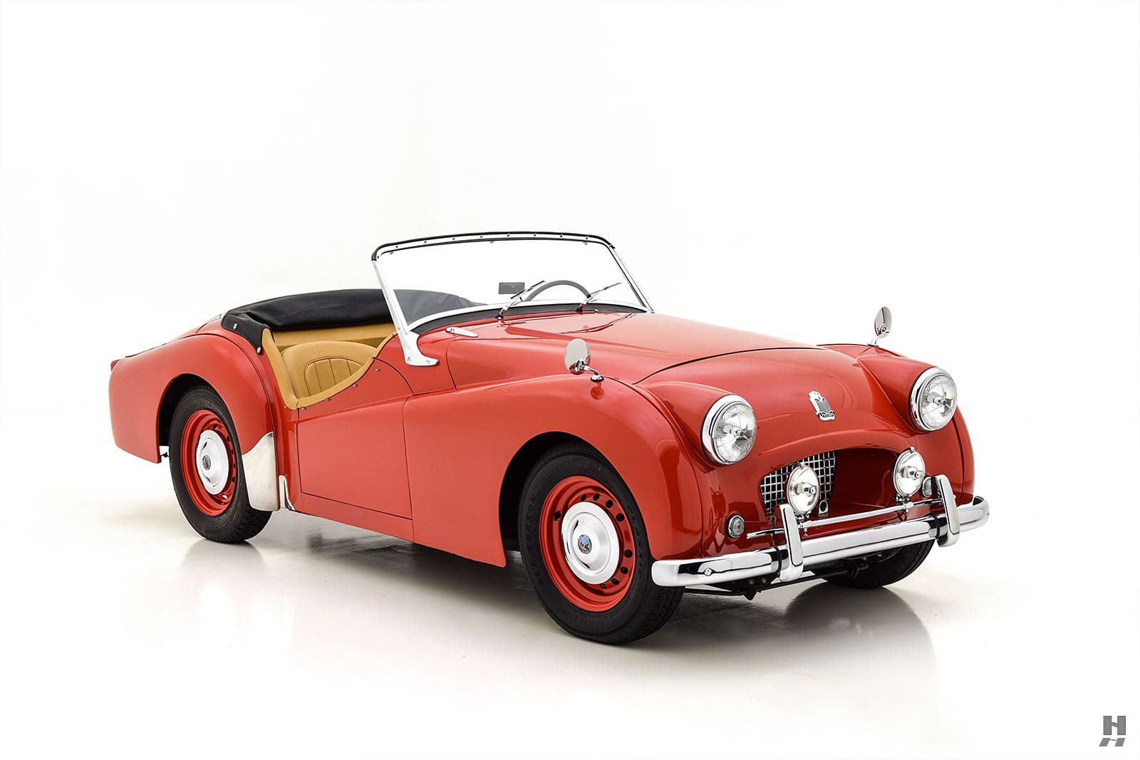 1955 - TRIUMPH TR2 BRITISH SIGNAL RED, foto 31