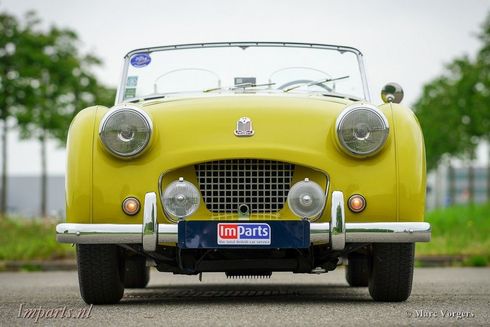 1955 - TRIUMPH TR2 OLIVE YELLOW, foto 2