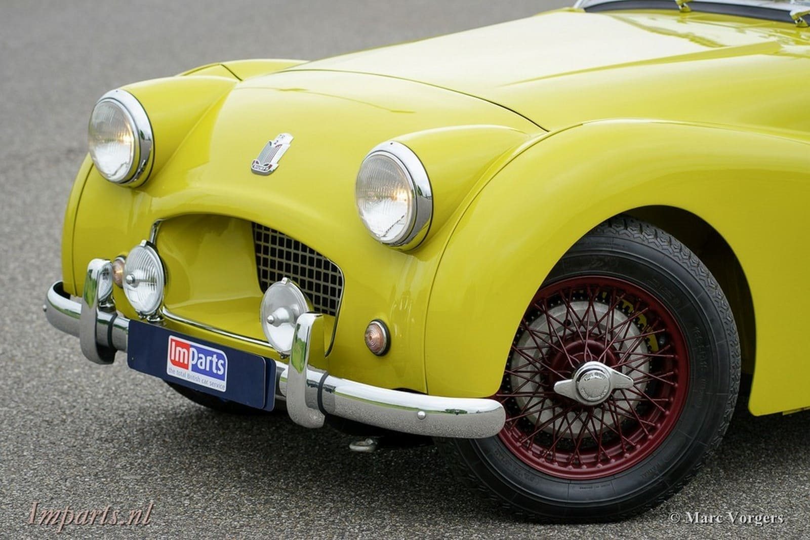 1955 - TRIUMPH TR2 OLIVE YELLOW, foto 9