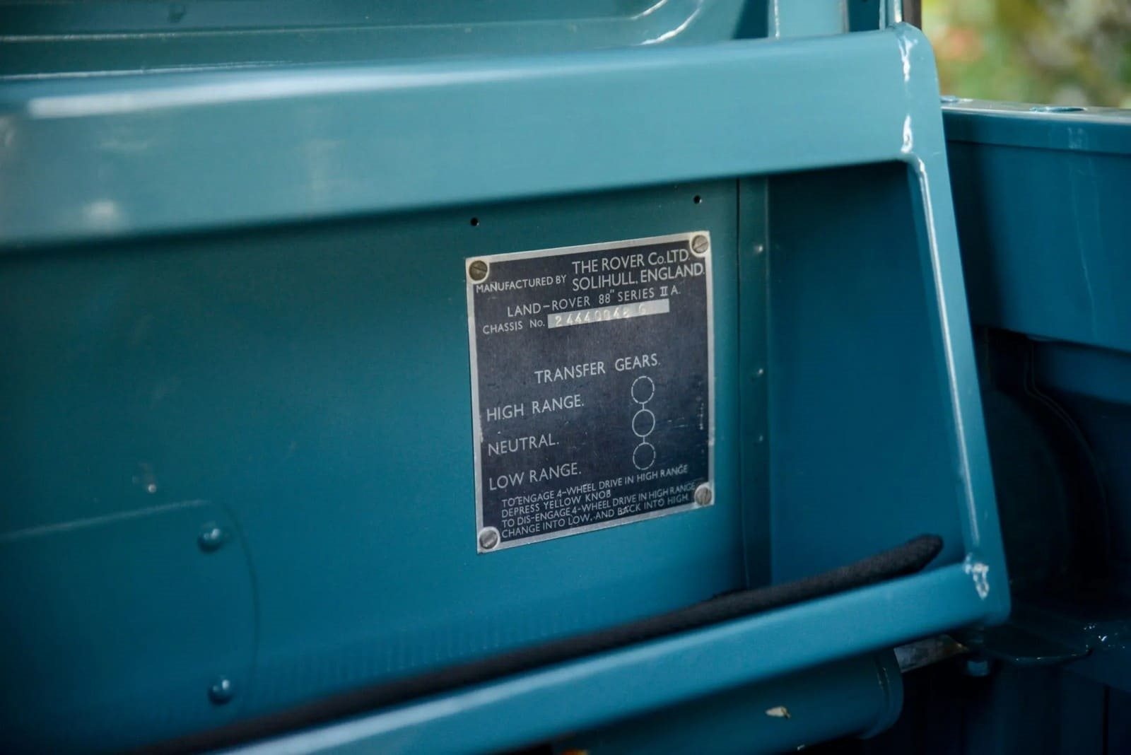 LAND ROVER 88 SERIES IIA, foto 59