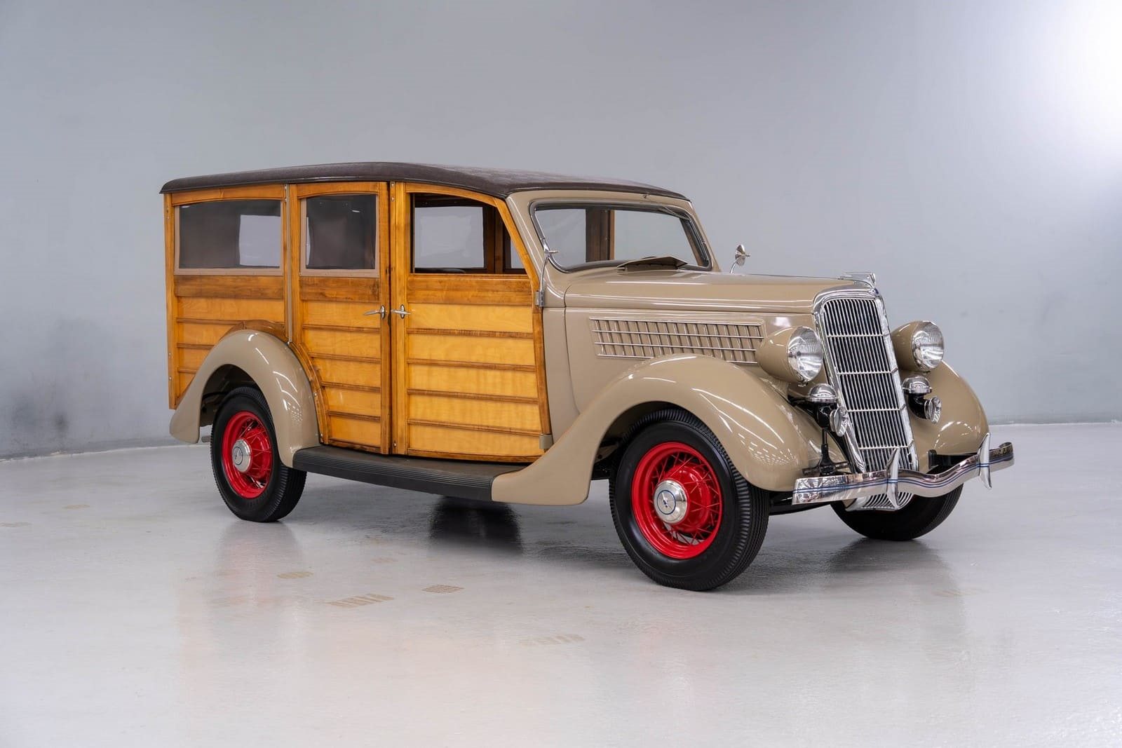 1935 - FORD MODEL 48 WOODY WAGON BROWN, foto 8